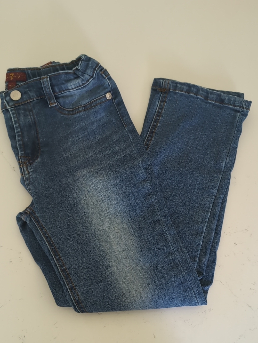7 For All Mankind Blue Slim Kids Jeans